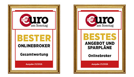 Auszeichnungen bester Onlinebroker 2026 Auszeichnungen bester Onlinebroker 2026
