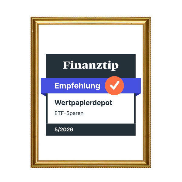 Auszeichnung Finanztip Empfehlung Wertpapierdepot Auszeichnung Finanztip Empfehlung Wertpapierdepot